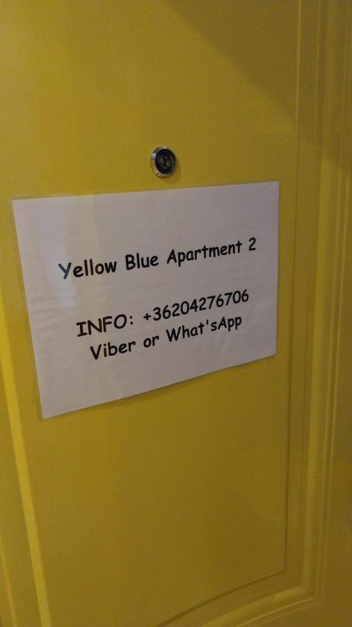 בודפשט Yellow Blue Apartment מראה חיצוני תמונה
